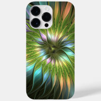 Art Fractal Fleur Imaginaire Coloré Lumineux