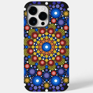 Coque Pour Pour iPhone 14 Pro Max Art Fractal Floral Dotée Rétro Mandala