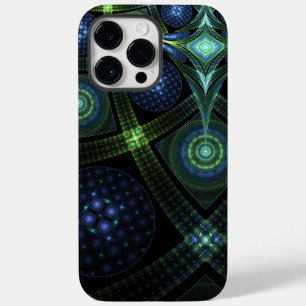 Coque Pour Pour iPhone 14 Pro Max Art Fractal Mandala Universe Impression étirée