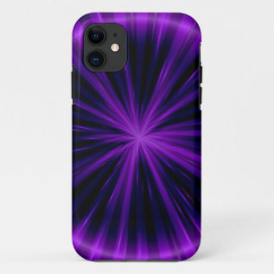 Coque Case-Mate Pour iPhone Art Graphique Lumière Violet Star