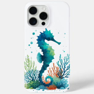 Coque iPhone 15 Pro Max art marin/de plage/côtier hippique