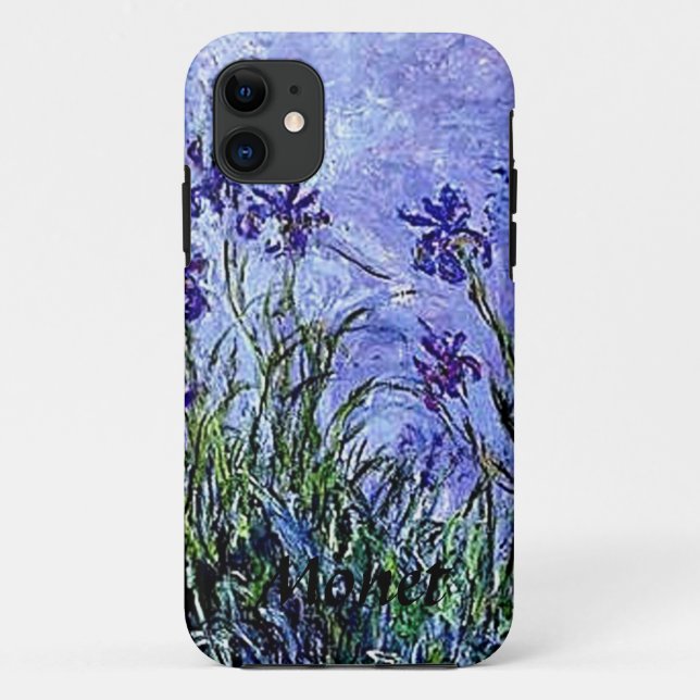 Coques Case-Mate iPhone Art Monet Irises (Dos)