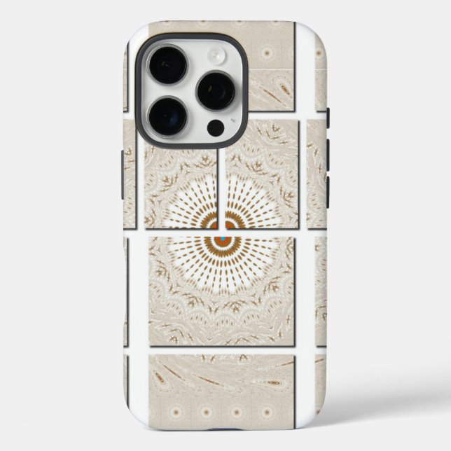 Coques Case-Mate iPhone Art Motif Africain Traditionnel Motif Motif Mosaïq (Verso)