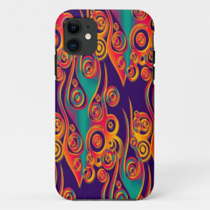Case-Mate iPhone Case Art Motif tatouage - flammes & cercles
