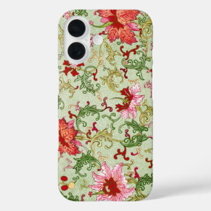 Coque Pour iPhone 16 Art Nouveau Chinois Floral Vintage Chinoiserie