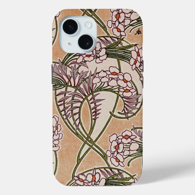 Coques Case-Mate iPhone Art Nouveau Design #8 @ VictoriaShaylee (Verso)