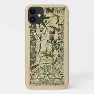 Case-Mate iPhone Case Art Nouveau Scottish Chardon Floral Flowers Coque-