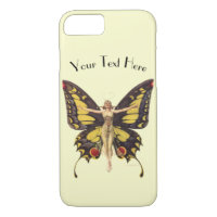 Art Nouveau vintage "Flapper" Avec Ailes Papillon