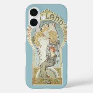 Coque Pour iPhone 16 Art Nouveau vintage, Holland Levensverzekering