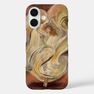 Coques iPhone 16 Art Nouveau vintage, La Loie Fuller Danseur Modern