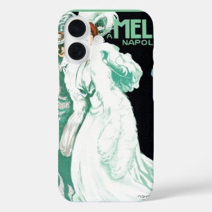 Coques iPhone 16 Art Nouveau vintage, mode italienne, femmes élégan