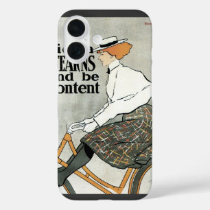 Coques iPhone 16 Art Nouveau vintage, Ride a Sterns Vélos