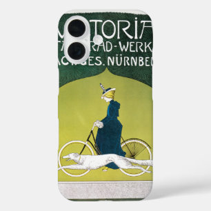 Coque Pour iPhone 16 Art Nouveau vintage, Victoria Fahrrad Werke, Rehm