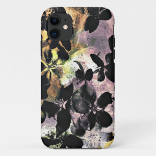 Coques Pour iPhone Art numérique fleuri motif à fleurs rose jaune