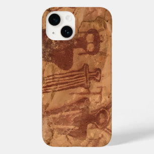 Coque Pour iPhone 14 Art Petroglyph Rock