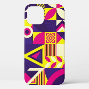 Case-Mate iPhone Case Art pop, formes géométriques colorées.