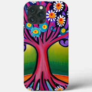 Case-Mate iPhone Case Art populaire coloré Style Arbre lunaire