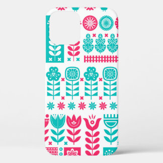 Case-Mate iPhone Case Art populaire scandinave sans couture motif vintag