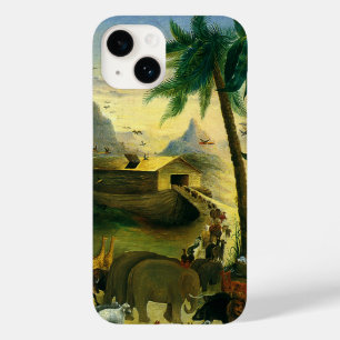 Coques Pour iPhone Art populaire victorien vintage, Arche de Noé par 