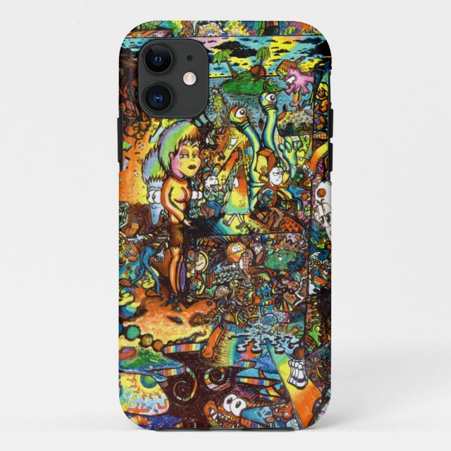 Coques Case-Mate iPhone Art psychédélique plié par E (Dos)