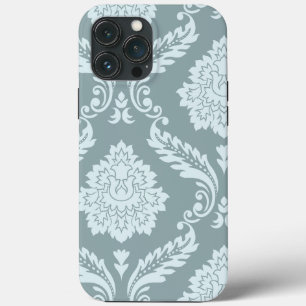 Case-Mate iPhone Case Art Rococo Damassé I Bleu Canard+Turquoise