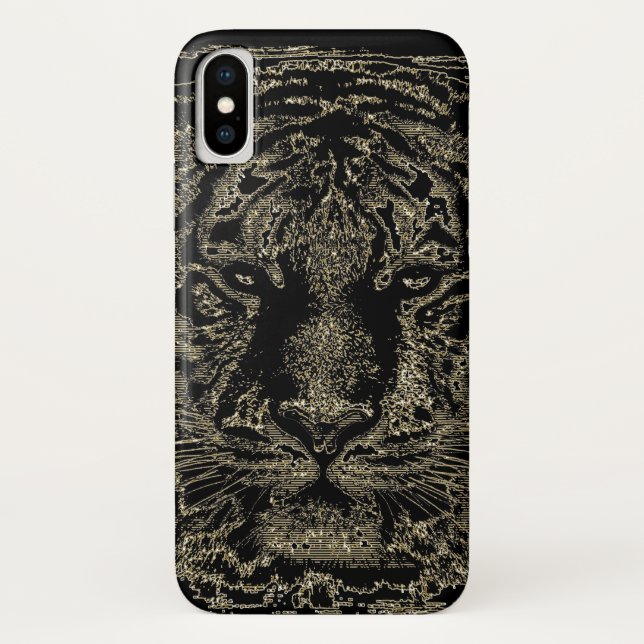 Coques Case-Mate iPhone Art Tiger (Dos)
