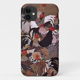 Coques Pour iPhone Art vintage de coqs