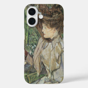 Coques iPhone 16 Art vintage, Femme avec gants par Toulouse Lautrec