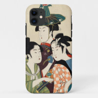 Art vintage japonais frais de geisha de dame de