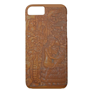 Coques Pour iPhone Art vintage rare en bois de Bali