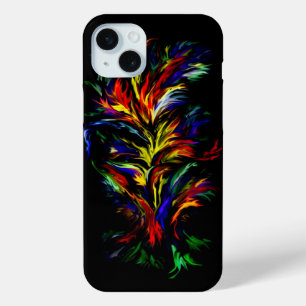 Coque iPhone 15 Mini Artdeco en style Arc-en-ciel