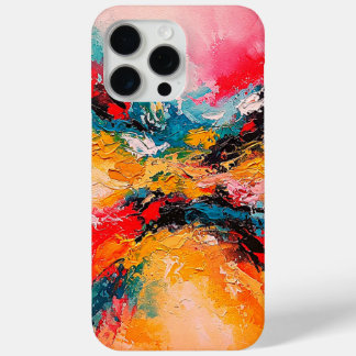 Coque iPhone 15 Pro Max Arte Abstracto Colorido
