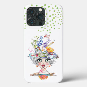 Case-Mate iPhone Case Artiste Bonnet Babe À petits pois verts