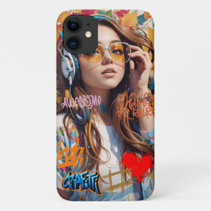 Case-Mate iPhone Case Artiste personnalisé mignon fille Street art