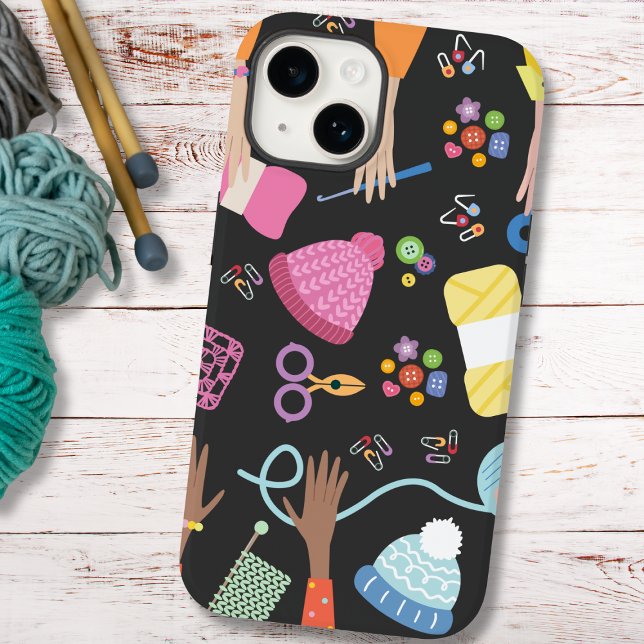 Coques Case-Mate iPhone Artistes Crochet et Knit (Créateur téléchargé)