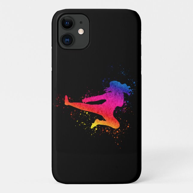 Coques Case-Mate iPhone Arts Martiaux Féminins, Coup De Feu, Coup De Peint (Dos)