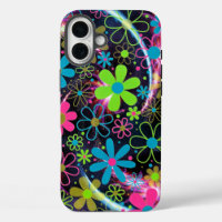 Artsy Flower Design Téléphone Boîtier