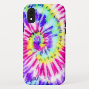 Case-Mate iPhone Case Artsy Neon Rainbow Tie Dye Motif d'aquarelle