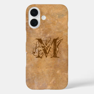 Coque Pour iPhone 16 Aspect initial de pierre rustique