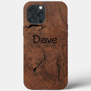 Case-Mate iPhone Case Aspect noyer foncé