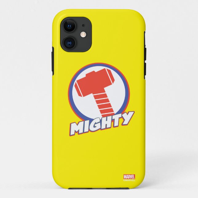 Coques Case-Mate iPhone Assemblage des Avengers Thor Puissant Logo (Dos)