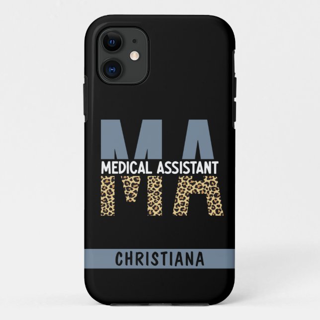 Coques Case-Mate iPhone Assistant Médicale MA personnalisé Empreinte de lé (Dos)