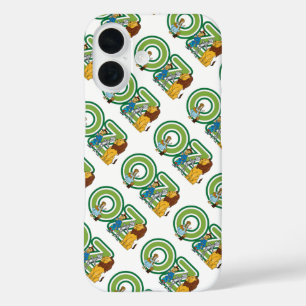 Coques iPhone 16 Assistant vintage de caractères Oz et de lettres t