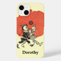 Assistant vintage de Oz, Dorothy avec Fleurs de Pa