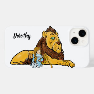 Coque Pour iPhone 14 Assistant vintage d'Oz, Dorothy et Toto avec Lion