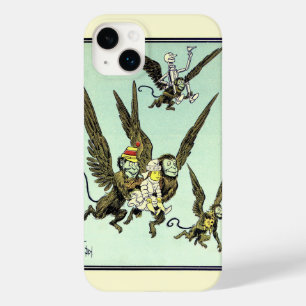 Coque Pour iPhone 14 Plus Assistant vintage d'Oz, singes volants avec Doroth