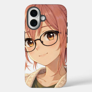 Coque Pour iPhone 16 Aster™ Cute Aesthetic Girl iPhone 16 Case Cozy Vib