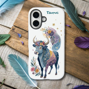 Coque Pour iPhone 16 Astrologie Infused Taurus Zodiac AI conçu iPhone