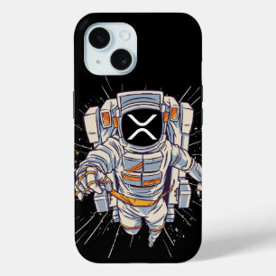 Coque Pour iPhone 15 Astronaut à ripple - Crypto Xrp