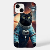 Astronaut de chat galactique